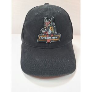 Star Wars Celebration V Boba‎ Fett Embroidered Baseball Cap Black Orange 2010